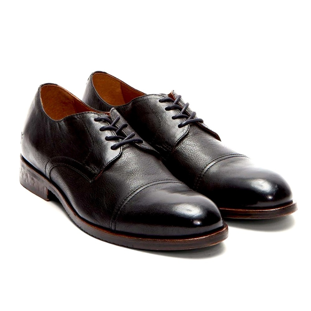 Frye full grained leather almond toe Oxford size 7